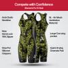 SLS3 Triathlon Suits Women  Sleeveless Trisuit Women - Premium FX Fabric, Tri Suit Womens Triathlon Suit, No Shelf Bra (Primrose Outline, X-Small) view 3