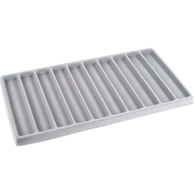 5 Pc 10 Compartment Display Tray Inserts (White)
