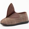 EUROPEAN SOFTEST Mens Extra Wide Tartan Slippers with Adjustable Side Opening, Memory Foam Cushioning, Warm Fleece Lining, Indoor/Outdoor Non-Slip Sole, Comfort for Wide or Sensitive Feet view 4
