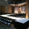 Stage Skirt, Black Stage Skirting Box Pleat, Any Length and Height, Polyester (Box Pleat, 16ft Length x 24in Height) view 4