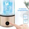 300ML Hydrogen Water Bottle, 1200 to 1400PPB Hydrogen Rich Water Health Cup Rechargeable, 3 Minute Quick Electrolysis, Portable Hydrogen Water Generator for Home Travel Office view 2