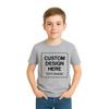 Custom Shirts for Kids Personalized Cotton T Shirts for Boys Girls Children Customized DTF Print Custom Kids Shirt Tshirt Upload Your Design Medium Sports Gray Tshirt view 1