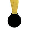 10 Pack of Large 2.25 Inch 1st Place Winner Champion Trophy Cup Award Medals with Attached Neck Ribbons Medal Trophies Gift Prize Team Black Gold Star UV First Participant Player Event Gold Victory view 4