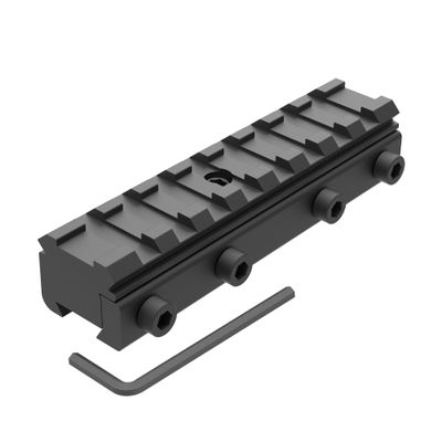 Eastern Tactical Supply 11mm to 21mm, Dovetail to Picatinny Adapter 3/8" to 7/8" Riser Mount Sporting Optics Mounts for Airsoft Gun Scope mounts (8Slots-1PCS)