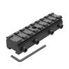 Eastern Tactical Supply 11mm to 21mm, Dovetail to Picatinny Adapter 3/8" to 7/8" Riser Mount Sporting Optics Mounts for Airsoft Gun Scope mounts (8Slots-1PCS) view 1