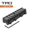 Eastern Tactical Supply 11mm to 21mm, Dovetail to Picatinny Adapter 3/8" to 7/8" Riser Mount Sporting Optics Mounts for Airsoft Gun Scope mounts (8Slots-1PCS) view 2