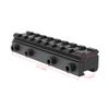 Eastern Tactical Supply 11mm to 21mm, Dovetail to Picatinny Adapter 3/8" to 7/8" Riser Mount Sporting Optics Mounts for Airsoft Gun Scope mounts (8Slots-1PCS) view 3