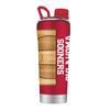 Gametime Sidekicks Oklahoma 20oz Shaker Tumbler - Officially Licensed, 18/8 Stainless Steel, Double-walled, Vacuum-insulated, UV LED Printed Logos, Stays Hot/Cold - Basketball Court view 2