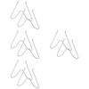 POPETPOP 8pcs Portable Stainless Rack for Camping Lightweight and Outdoor Propane Tank Holder Easy to Carry and Store for Backpacking and Outdoor Activities view 1