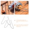 POPETPOP 8pcs Portable Stainless Rack for Camping Lightweight and Outdoor Propane Tank Holder Easy to Carry and Store for Backpacking and Outdoor Activities view 2