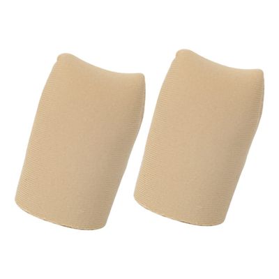 minkissy 2pcs Breathable Toe Protective Sleeves for Blisters and Corns Soft Silicone Toe Caps for Men and Women Comfortable Fit for Daily Wear