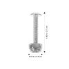 BESPORTBLE 12pcs Lightweight Foosball Table Parts Foosball Machine net Screws Accessories Tool Villain Foosball Table Fixation Screws Major Tool Galvanized Iron Screw view 2