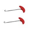 BESPORTBLE 2pcs Professional Shoelace Pullers Ice Skate Lace Tightener Tool Household Shoelace Puller view 1