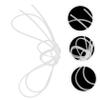 POPETPOP 2pcs Basketball Hoop Replacement Threading String Netting Accessory for Hoop Netting view 4