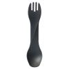 humangear GoBites Uno | Travel & Camping Utensils | Portable & Convertible Dining Ware | Multi-Functional Spork, Black Titanium view 1