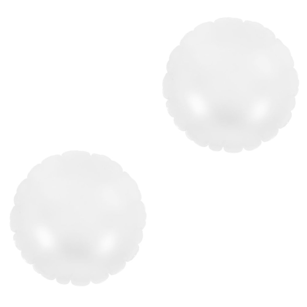 Amosfun 2pcs Inflatable Throw Pillow Insert for Camping Transparent Valve for Comfortable Travel Outdoor Use Portable Inflatable Support