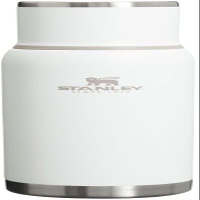 Stanley Adventure-To-Go Vacuum Bottle 1.1 qt | Wide Mouth with Leakproof Cup Lid | Keep Drinks Hot or Cold | Packable for Travel | Insulated Stainless Steel Thermal Bottle | BPA-Free | Frost