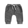 Newborn Baby Kids Boy 3-Pack Joggers Infant Baby Cotton Harem Pants for Toddler Boys 0-3T (Gray, 6-12 Months) view 1