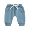 Newborn Baby Kids Boy 3-Pack Joggers Infant Baby Cotton Harem Pants for Toddler Boys 0-3T (Blue, 6-12 Months) view 1