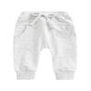 Newborn Baby Kids Boy 3-Pack Joggers Infant Baby Cotton Harem Pants for Toddler Boys 0-3T (Light Gray, 18-24 Months) view 1