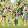 Outdoor Toys for Kids Ages 3-8: Flying Disc Launcher Toy Chasing Games - Summer Outside Yard Activities Chasing Toy for Toddlers Ages 3 4 5 6 7 8 Backyard Games Birthday Gift for Boys Girls, Blue view 2