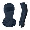 Balaclava Face Mask and Cooling Arm Sleeves Set, UV Protection Breathable Full Face Cover Windproof Cycling Cap for Outdoor Activities