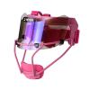 DUTYBOD Softball Face Mask Lightweight and Comfortable with Wide Field Vision fit All Ages - Durable and Safety Softball Face Mask Sets (Pink-Blue) view 2