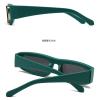 Fashion Square Sunglasses 2024 Trend Punk Sun Glasses For Women Luxury Vintage Rectangle Sunglass Men Y2k Streetwear Shades (green) view 3