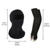 Katutude Balaclava Face Mask and Cooling Arm Sleeves Set, UV Protection Breathable Full Face Cover Windproof Cycling Cap for Outdoor Activities view 2