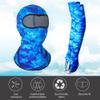 Katutude Balaclava Face Mask and Cooling Arm Sleeves Set, UV Protection Breathable Full Face Cover Windproof Cycling Cap for Outdoor Activities view 4