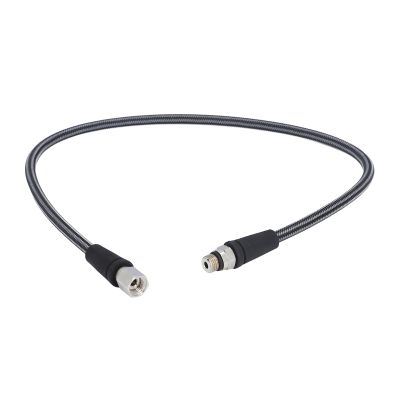 Fabater High Pressure Hose, Professional Diving Flexible Braided Hose, Regulator Hose with 7/1620UNF Thread, Carbon Fiber Braided & Aluminum Alloy Adapter for Diving (65CM)