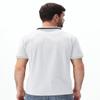 LUJENGEFA Mens Polo Shirts Short Sleeve Casual Color Block Golf Polo T Shirt Stylish Contrast Collar Cotton Tops for Men White+Black S view 4