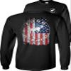 Ford Bronco USA Flag Long Sleeve Shirt-Black-3x view 1