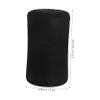 POPETPOP Foot Foam Pads Rollers Replacement: Machine Tube Leg Foam Roller Pad Replacement Foam Pads for Leg Extension Buffer Leg Tube Sponge for Ab Exercise Machine 4pcs, 13.50X7.50X7.50CM, Black view 2