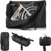 20 Inch Folding Bike Bag,Durable Folding Ebike Bags,Outside Waterproof Bike Bags,Portable Bike Transport Bag with Strong Webbing for Car Train Shipping Air Travel,Bike Accessories with Handlebar Case view 1