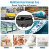 20 Inch Folding Bike Bag,Durable Folding Ebike Bags,Outside Waterproof Bike Bags,Portable Bike Transport Bag with Strong Webbing for Car Train Shipping Air Travel,Bike Accessories with Handlebar Case view 3