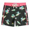 maamgic Men's Swim Trunks Board Shorts Vintage Beach Shorts 4 Way Stretch Quick Dry with Zipper Pockets Surfing Crocodile-Black X-Small view 1