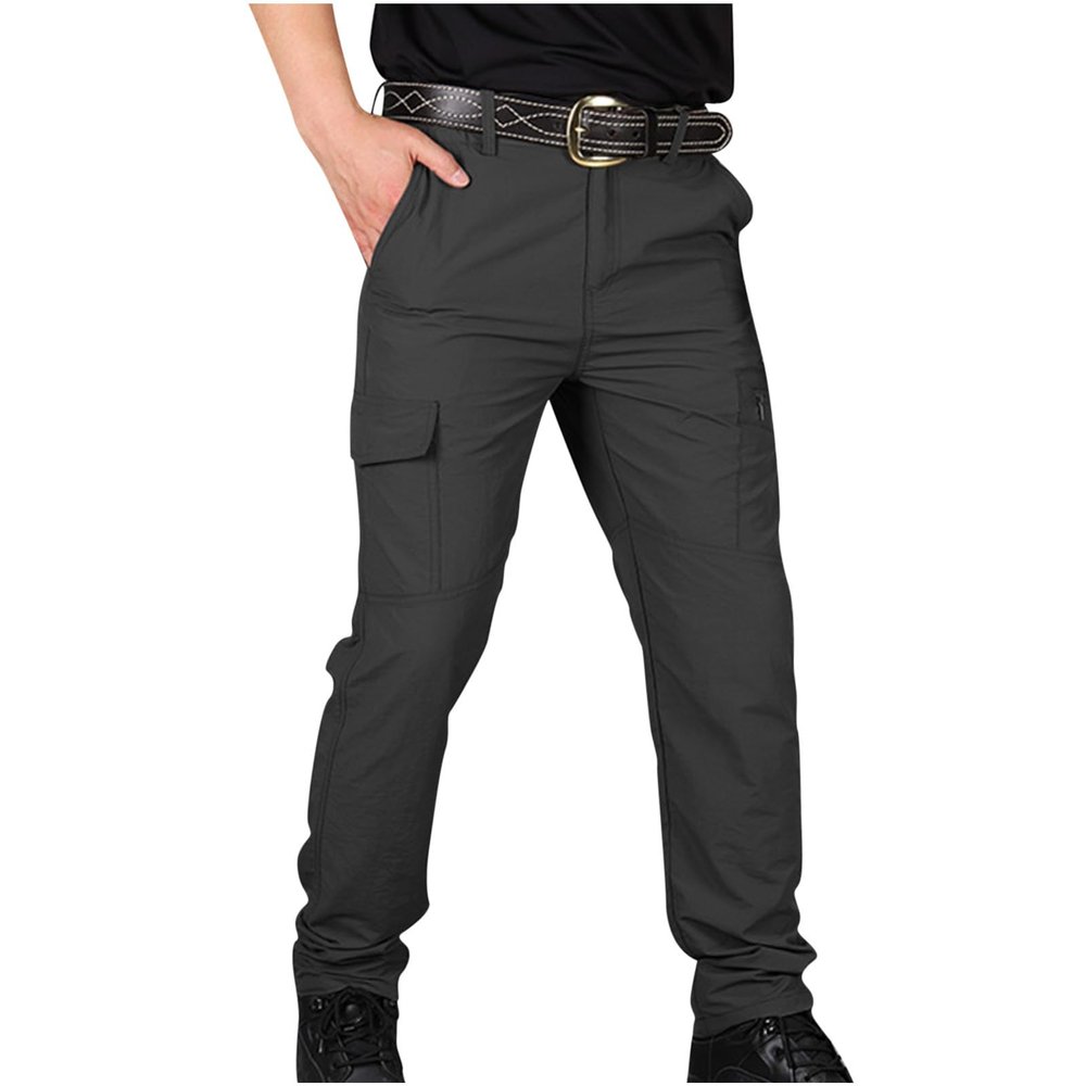 Men's Tactical Pants, Water Resistant Cargo Pants, Lightweight Work Hiking Pants, Outdoor Athletic Military Army Pants