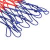 TopHomer Basketball Net Replacement Thickening Heavy Duty Basketball Net All Weather Anti Whip Fits Standard Indoor or Outdoor (Red White Blue) view 2