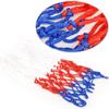 TopHomer Basketball Net Replacement Thickening Heavy Duty Basketball Net All Weather Anti Whip Fits Standard Indoor or Outdoor (Red White Blue) view 4
