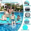 AWSUM 15ft x 6ft Large Inflatable Floating Dock Air Dock Platform Floating Island Raft with Non-Slip Surface for Lakes Beach Ocean view 4