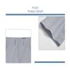Plsily Boys Flat Front Pants Adjustable Waist School Uniforms Pants Gray Slim Fit Suits for Boy Size 8 view 4