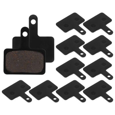 Yardwe Bike Mechanical Disc Brake Set 6 Pairs Replacement Brake Pads for Road Bike