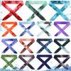 Lenwen 15 Pcs Cooling Neck Wraps Cooling Bandana Tie Dye Neck Cooler Ice Wrap Scarf Headband for Hot Weather for Women Men view 1