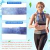 Lenwen 15 Pcs Cooling Neck Wraps Cooling Bandana Tie Dye Neck Cooler Ice Wrap Scarf Headband for Hot Weather for Women Men view 3