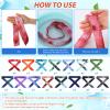 Lenwen 15 Pcs Cooling Neck Wraps Cooling Bandana Tie Dye Neck Cooler Ice Wrap Scarf Headband for Hot Weather for Women Men view 4