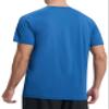 EZRUN Men's Lightweight Short Sleeve T-Shirt Quick Dry Workout Running Athletic Swim Shirts Fishing Rash Guard (Royal Blue,2XL) view 2