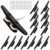 Briwooody 16 Pcs Black Nylon Dock Cleat Boat Cleat Kayak Marine Boat Cleat with Installation Screws for Boat Dock Accessories Marine Nautical Decoration (6inch) view 1