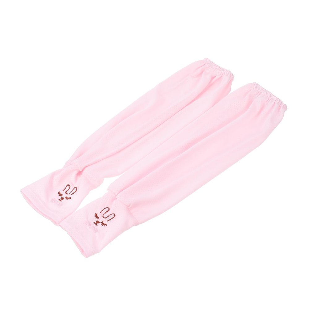 Mikinona 1pair Stylish Uv Arm Sleeves for Women Portable Cooling Arm Reusable Ice Silk Comfortable for Activities Bunny