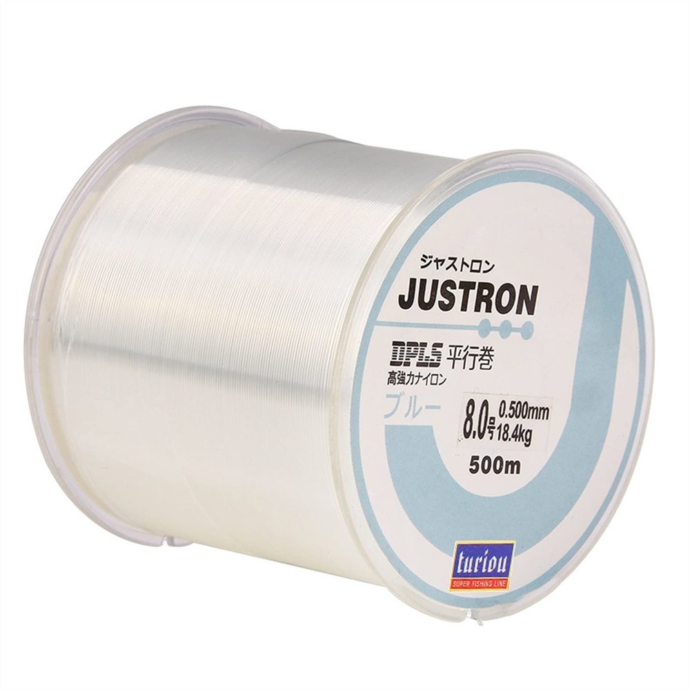Braided Fishing Line 1pc 500M Nylon Fishing Line Durable Monofilament Rock Sea Fishing Line Thread Bulk Spool 0.6 to 8.0 Fishing Wire (Color : White-500M, Size : 0.8)